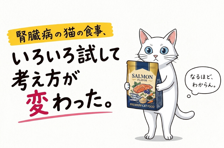 猫と腎臓病と食事の選び方